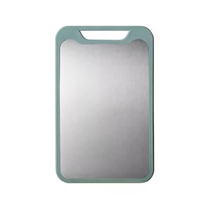 2025 Premium Titane Métal Argent 304 Double Face En Acier Inoxydable <span class=keywords><strong>Planche</strong></span> À Découper Antibactérien Nouvelle Cuisine <span class=keywords><strong>Planche</strong></span> À Découper - Product Image 5