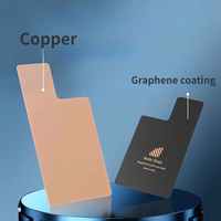 Jeu Téléphone Mobile Tablet PC Cooler Cooling Fin Holder Copper Graphene Sheet Uniform Heat Dissipation Board For ipad / Phone