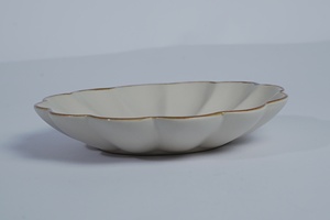 New Arrival Modern Matte <b>Black</b> Irregular Shaped Plate Unique <b>Serving</b> <b>Tray</b> with Dividers for Sushi Sashimi Salad Appetizer - Product Image 6