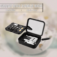 Great Roc nouvelle version Kit de câble de moule privé multifonctionnel sans fil charge nettoyage stockage voyage plastique brosse de nettoyage