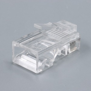 Rj45 Rj 45 Rg45 открытые проходные концы через Cat5 Cat5E <span class=keywords><strong>Cat</strong></span> 6 Cat6 Cat6A Cat7 8P8C проходной сетевой разъем Ethernet - Product Image 2