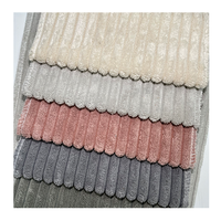 Tissu de canapé en velours côtelé 3D, textile d'ameublement épais et moelleux pour coussins de canapé, chaise et mobilier de maison, vente en gros