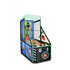 Machine d'arcade <span class=keywords><strong>de</strong></span> tir au <span class=keywords><strong>basket</strong></span>-ball à monnayeur pour intérieur avec écran LCD <span class=keywords><strong>de</strong></span> 42 pouces, construction métallique, prise en charge <span class=keywords><strong>de</strong></span> la langue anglaise - Product Image 1