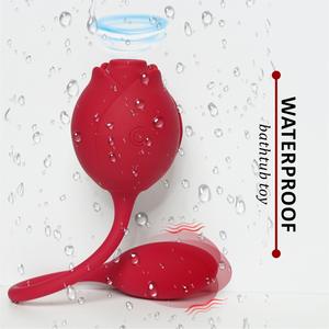 App-Steuerung Mini Sexy Rose Interner Vibrator Spielzeug Saugen <span class=keywords><strong>Dildo</strong></span> mit vibrierenden Funktionen für Frauen - Product Image 3