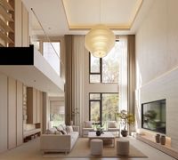 Servicio de Diseño de Interiores de Villa de Dos Pisos en Malasia, Renderizado 3D |   Solución Integral para el Hogar con Personalización Total