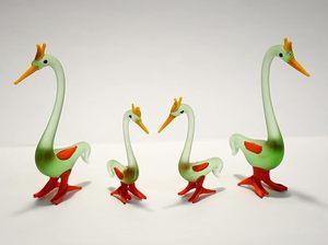 Handmade Colored Blown Glass Dome Animal Theme Home Decor Rajasthan Tiny Glass World <b>Easter</b> Christmas April Fool's Day Chinese - Product Image 4