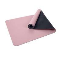Tapis de yoga en caoutchouc de luxe en gros, tapis de danse absorbant les chocs, tapis d'exercice de fitness aérobic antidérapant et insonorisant pour usage domestique 183 cm
