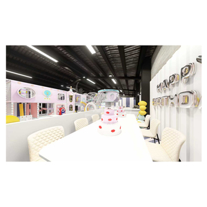 Parque Infantil Interior de Color Pastel, Parque de Atracciones con Múltiples Funciones para Niños, Diseño Único - Product Image 6