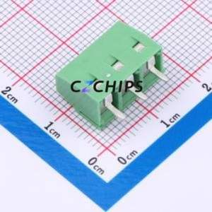 1729021 Screw Terminal Block Through hole Component (THT),P=5mm Connector ( Construction: 1x3P )( Pitch: 5mm )( Color: Green ) - Product Image 2