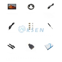 AI-KSEN- EParthub Raspberry Pi 10,1 pouces avec écran tactile et boîtier, carte d'amplificateur de puissance numérique pour projets DIY