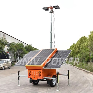Tour d'<span class=keywords><strong>éclairage</strong></span> LED solaire mobile <span class=keywords><strong>autonome</strong></span> résistante aux intempéries 2026 pour applications extérieures et aménagement paysager - Product Image 5