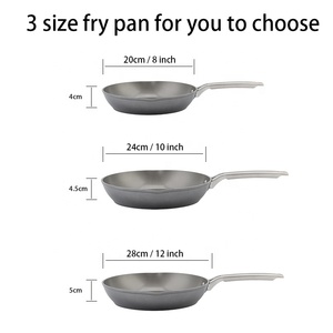 Sartenes <span class=keywords><strong>de</strong></span> Aluminio Antiadherentes con Anodizado Duro <span class=keywords><strong>de</strong></span> Primera Calidad, Aptas para <span class=keywords><strong>Horno</strong></span> hasta 500°F, Juego <span class=keywords><strong>de</strong></span> Sartenes Duraderas para <span class=keywords><strong>Horno</strong></span> <span class=keywords><strong>de</strong></span> <span class=keywords><strong>Sobremesa</strong></span>, Libres <span class=keywords><strong>de</strong></span> PFOA - Product Image 3