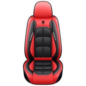 Nero e rosso misura universale a buon mercato protezione pvc set completo surround cuoio coprisedile auto <span class=keywords><strong>per</strong></span> honda toyota <span class=keywords><strong>audi</strong></span> a3 <span class=keywords><strong>a4</strong></span> a5 a6 - Product Image 1