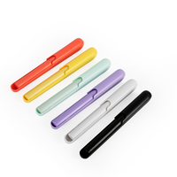 Vente en gros IPX8 brosse à dents de voyage brosse à dents sonique couvercle de tête batterie brosse à dents vibrante