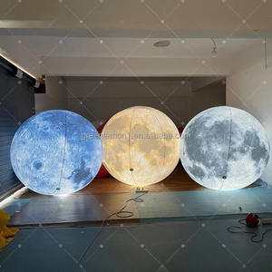 Ballons géants gonflables en PVC représentant les planètes du système <span class=keywords><strong>solaire</strong></span> avec logo personnalisé, impression UV, résistants aux UV et à l'<span class=keywords><strong>eau</strong></span>, pour la publicité (1m-5m) DLG - Product Image 1