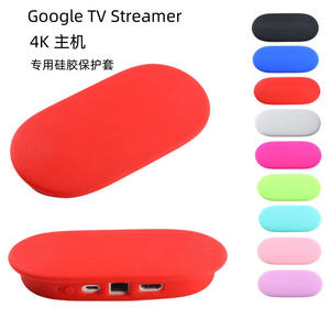 Pour Google TV2024 Streamer4K/<span class=keywords><strong>Chromecast</strong></span> avec Consoles Étui en silicone - Product Image 5