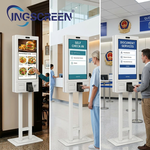INGSCREEN - Quiosco de Autoservicio para Restaurantes de Comida Rápida, Pantalla Táctil, Señalización Digital, Terminal de Pago para Cafeterías y Cantinas - Product Image 2