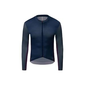 Maillot de cyclisme unisexe Zede haute qualité à manches longues et fermeture éclair intégrale, respirant, coupe-vent et à séchage rapide pour événements cyclistes sur route - Product Image 2