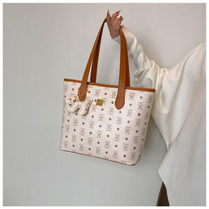 Sac à main de luxe pour femmes, imprimé rétro, en PU de haute qualité, grande capacité, fermeture éclair, doublure en polyester, toutes saisons - Product Image 5