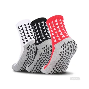 KH- A080 Football Crew Socks Anti Slip Sport Socks Grip Socks Sports