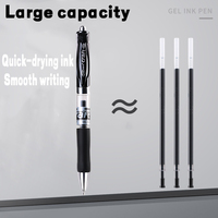 Stylo Gel Rétractable en Plastique de Haute Qualité 0,7 mm, Encre Pigmentée à Séchage Rapide, Écriture Fluide, Encre Noire, Logo Personnalisé OEM, Échantillon Gratuit, Vente en Gros