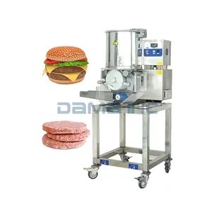 Automático Carne Hambúrguer Legumes Imprensa Tijolo Patty Fazer Forma Molde Rissolas Fazendo Sizing Flouring Breading Forming Machine