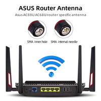 Router Inalámbrico de Doble Banda 2.4GHz 5.8GHz, Antena WiFi con Interfaz Roscada, 6dBi de Alta Ganancia, Omni Rubber Duck para AP, Cámara, OEM Personalizado
