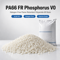 Granulés de polyamide 66 PA66 FR phosphoreux V0, UL94 V0, pour moulage par injection, plastique d'ingénierie