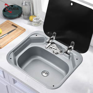 Lavelli da cucina per esterni Topcounter rimorchi da viaggio lavelli in <span class=keywords><strong>acciaio</strong></span> inossidabile lavelli ad acqua a vasca singola - Product Image 4