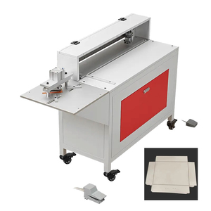 Pneumatic Paper Box V <strong>Grooving</strong> Corner Cutting <strong>Machine</strong> Manual Gray Board Cardboard Slotting <strong>Grooving</strong> <strong>Machine</strong> - Product Image 2