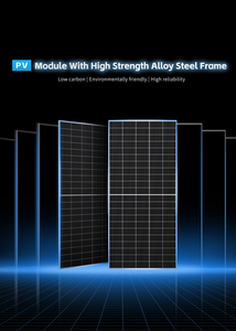 Panneaux solaires photovoltaïques à double vitrage HJT de type N à demi-cellules Risen/Trina/Tongwei 700W-725W à haute efficacité - Product Image 5
