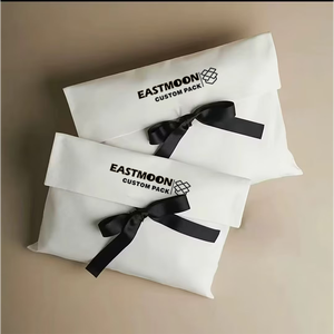 Premium Cotton Flap Bag Jewelry Storage <b>Pouches</b> with Custom Logo for Gifting & Packaging - Product Image 2