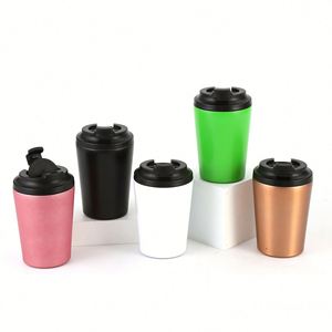 Taza de Viaje Personalizada con Logotipo, 12 oz, Acero Inoxidable con Recubrimiento en Polvo, Taza de Café con Tapa Hermética - Product Image 2