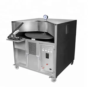 China Leverancier Commerciële Gas Verwarming Elektrische Roterende Biscuit Oven/Ovale Corn Tortilla Automatische Roterende Bakken Pannenkoek Oven