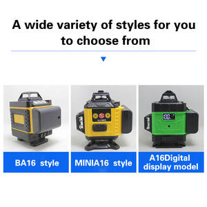 360ระดับเลเซอร์ดิจิตอล16เส้นลำแสงสีเขียวปรับระดับเองพกพาได้ความแม่นยำสูง - Product Image 4