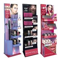 Étagère de présentation personnalisable pour cosmétiques, maquillage, parfums, vernis à ongles, produits de beauté, pour supermarchés, pour les promotions de vente