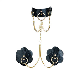 Nouveau Sexy Chocker poitrine mamelon couvre Pasties collant seins soutien-gorge adhésif Rave accessoires pour femmes réutilisable - Product Image 1
