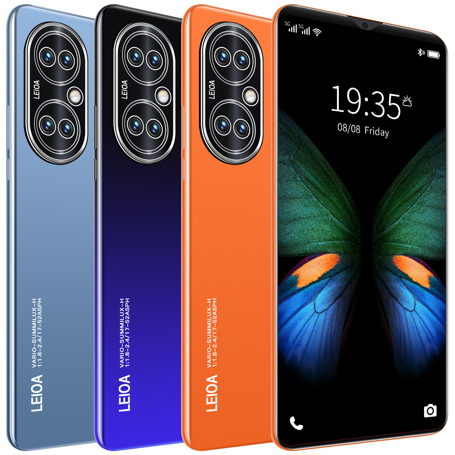 Горячая распродажа! 6,1 дюймовый смартфон Высокое качество P50 Pro мобильных телефонов 4G 5G 8 ГБ + 512 ГБ аппарат не привязан к оператору сотовой связи телефона Android