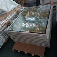 Panneaux modulaires horizontaux fixes modernes en alliage d'aluminium pour murs de salle blanche, assemblage ISO, insonorisés, pour atelier pharmaceutique