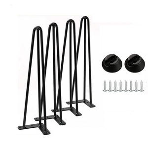 กิ๊บโลหะสีดำขาโต๊ะเฟอร์นิเจอร์ฐานโต๊ะในร้านอาหาร - Product Image 1