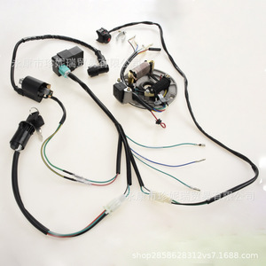 Arnés de cableado de arranque a patada para motocicleta todoterreno Zhennerui 110 125 140cc con bobina para reparación y reemplazo - Product Image 2