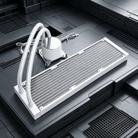 Enfriador Líquido para CPU SM-360W/B-Y8, Refrigeración por Agua ARGB AIO para Intel 1700 1851 115X AMD AM5 AM4, Ventilador de Refrigeración para PC de Escritorio para Juegos