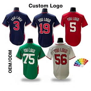 Maillots de baseball classiques 2026 pour équipes, tenues personnalisées brodées, uniformes 100 % polyester à séchage rapide - Product Image 1