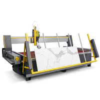 Machine de découpe à jet d'eau CNC Bridge Sawjet, découpeuse à jet d'eau 5 axes, haute précision pour la fabrication de tôles métalliques