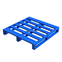 Palette en acier ISO9001 galvanisée par 4 voies de chariot élévateur résistant fait sur commande d'entrepôt de fournisseur professionnel