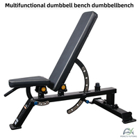 Banco de Pesas Multifuncional Profesional y Comercial con Diseño Ergonómico, Acolchado Confortable y Estación Premium para Entrenamiento Duradero