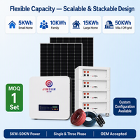 Paquete de Baterías de Litio de 51.2V 200Ah 10kWh 15kWh 20Kwh para Montaje en Pared, Sistema de Almacenamiento de Energía Doméstica, 6000 Ciclos, Inversor Solar Híbrido