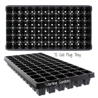 Vente chaude 50 72 98 105 128 200 288 Cellules PP PET Plug Graine Pépinière Plateau pour Ferme Jardin Serre Plante Fleur