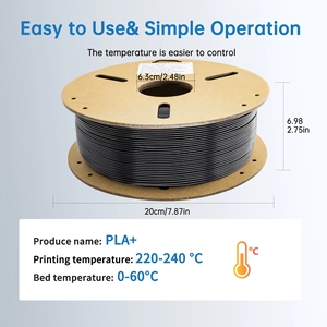 Filament d'imprimante 3D de haute qualité en plastique 1,75 mm 1 kg OEM ODM Personnalisation PLA+ Filament d'imprimante 3D - Product Image 3