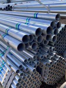Tuyau en acier galvanisé de haute qualité ASTM A500, tuyau rond, tube en acier soudé pour <span class=keywords><strong>la</strong></span> structure et <span class=keywords><strong>la</strong></span> plomberie - Product Image 4